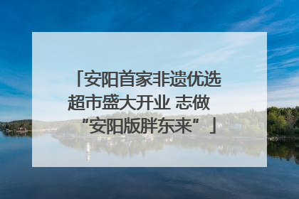 安阳首家非遗优选超市盛大开业 志做“安阳版胖东来”